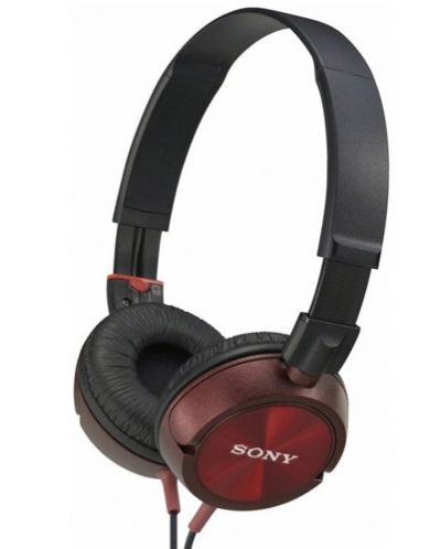 Слушалки Sony MDR-ZX300 - червени - 1
