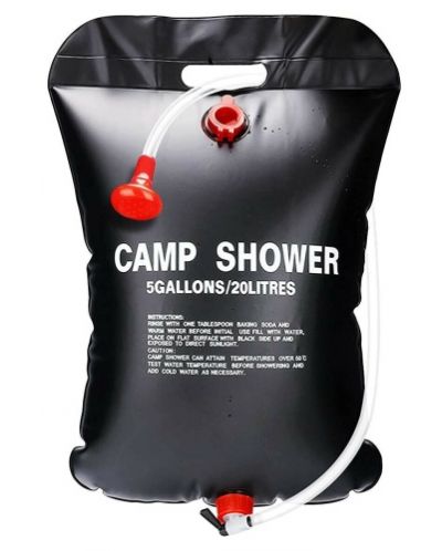 Соларен къмпинг душ Maxima - Camp Shower, 20 l, черен - 1