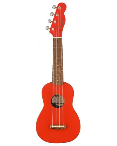 Сопрано укулеле Fender - Venice Limited Edition FRD, червено - 1