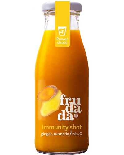 Сок Immunity shot, джинджифил, куркума и витамин С, 250 ml, Frudada - 1