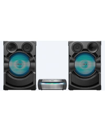 Аудио система с DVD Sony SHAKE-X70D Party System - черна - 1