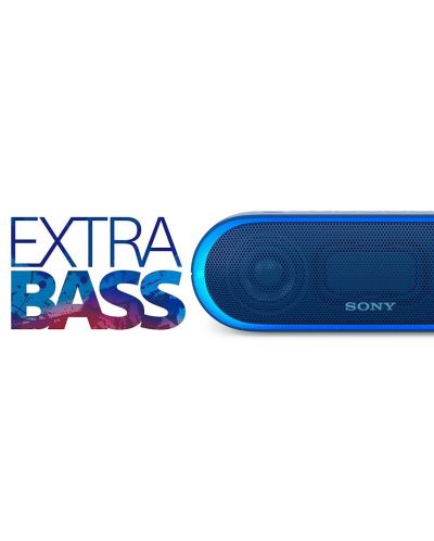 Мини колонка Sony SRS-XB20 - синя - 2