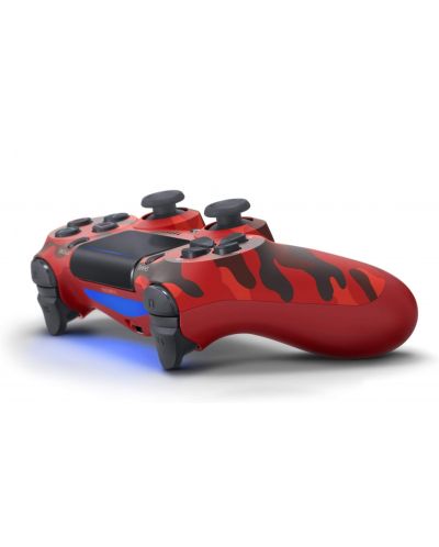 Контролер - DualShock 4 - Red Camo, v2, червен - 4
