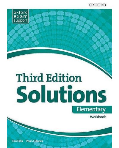 Solutions Elementary Workbook (3rd Revised Edition) / Английски език - ниво A1: Учебна тетрадка - 1