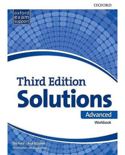 Solutions Advanced Workbook (3rd Edition) / Английски език - ниво C1: Учебна тетрадка - 1