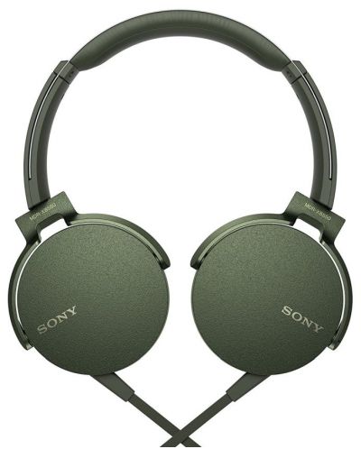 Слушалки Sony MDR-550AP - зелени - 2