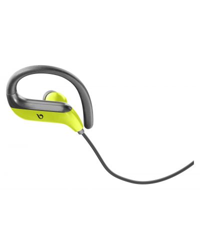 Безжични слушалки Cellularline - Jogger, черни/жълти - 2