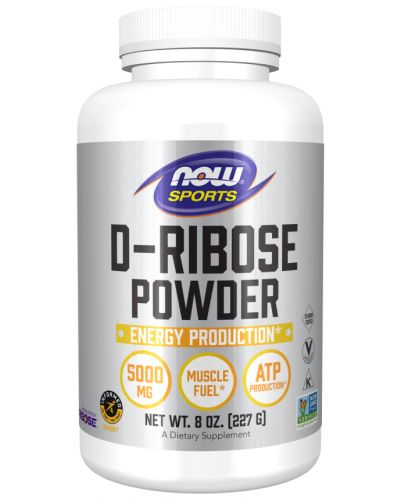 Sports D-Ribose Powder, 227 g, Now - 1