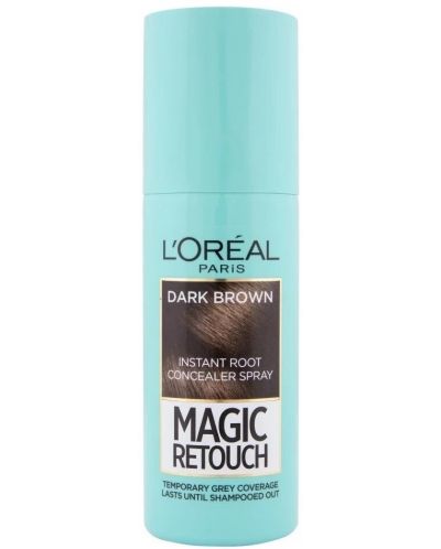 L'Oréal Спрей за коса Magic Retouch, 2 Dark Brown - 1