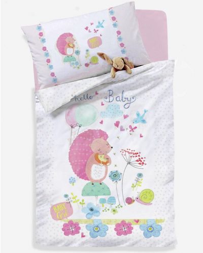 Спален комплект Dizain Baby - Hello Baby, 7 части, 60 x 120