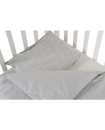 Спален комплект от 3 части Hugzzz - Nook, 120 х 60 cm, Grey stars - 3