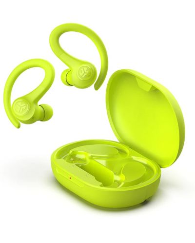 Спортни слушалки с микрофон JLab - Go Air Sport, TWS, жълти - 1