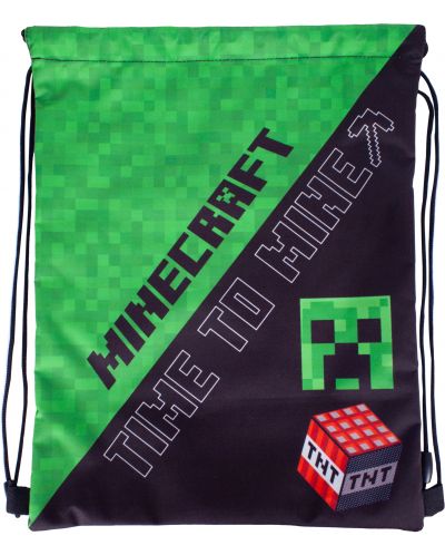 Спортна торба Astra Minecraft - Time To Mine - 2
