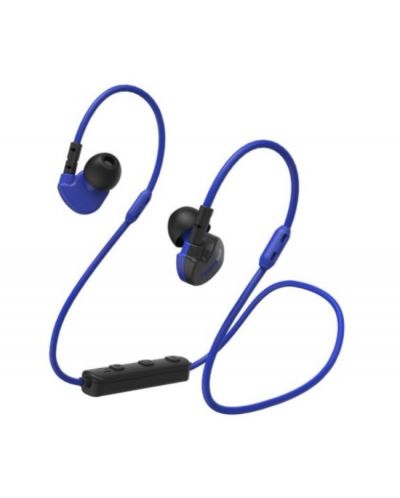 Спортни слушалки Hama - Freedom Athletics, черни/сини - 2