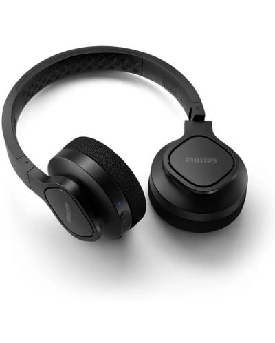 Спортни безжични слушалки Philips - TAA4216BK/00, черни - 3