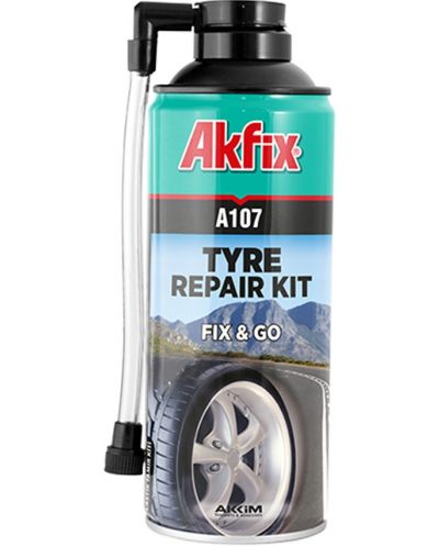Спрей лепило за спукани гуми Akfix - A107, 300 ml - 1