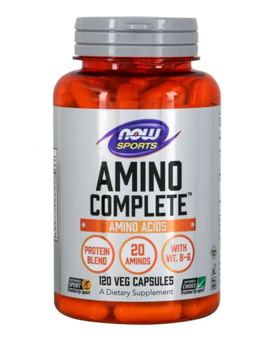 Sports Amino Complete, 120 капсули, Now - 1