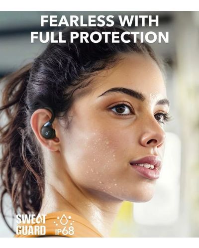 Спортни слушалки Anker - Soundcore Sport X20, TWS, ANC, черни - 4