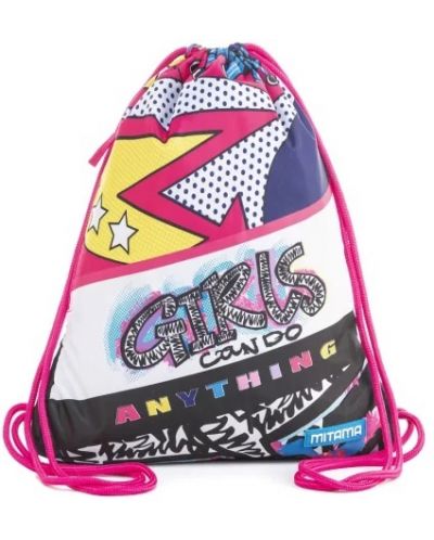 Спортна торба Mitama - Roller Girl, с подарък ключодържател - 1