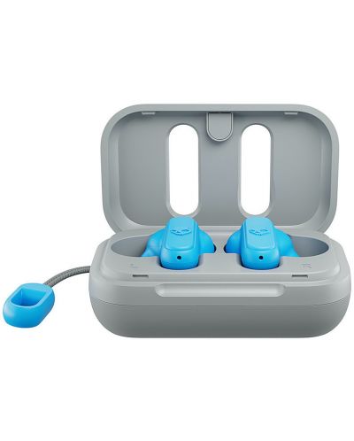 Спортни слушалки Skullcandy - Dime, TWS, сиви/сини - 3