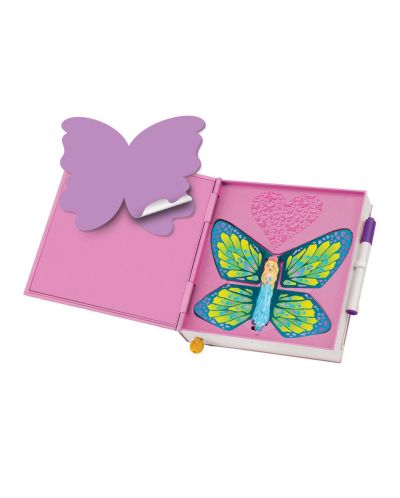 FLUTTERBYE: Вълшебен дневник с пеперуда - Розов - 6