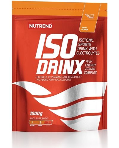 Isodrinx, пудра, 1000 g, портокал, Nutrend - 1