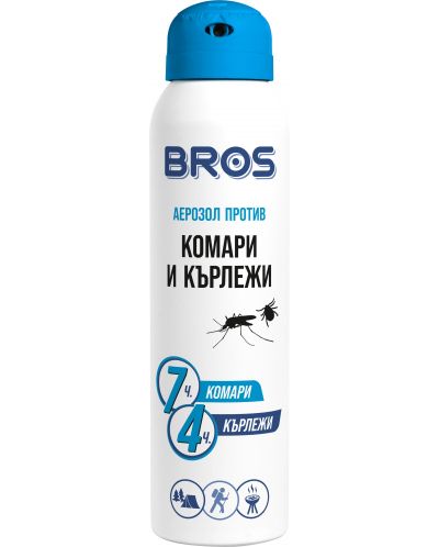 Bros Спрей против комари и кърлежи, 90 ml - 1