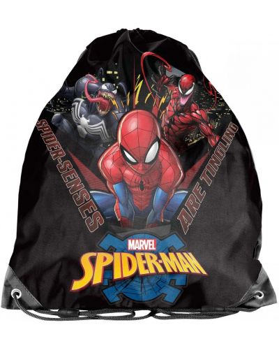 Спортна торба Paso Spider-Men - черна - 1