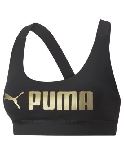 Спортно бюстие Puma - Mid Impact Puma Fit,  черно - 1