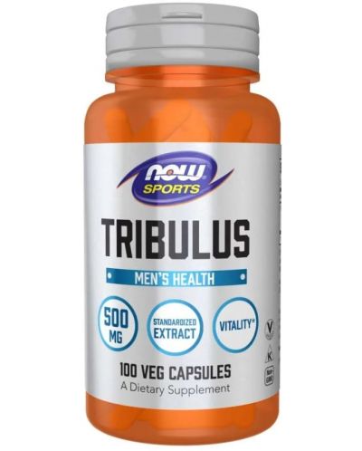 Sports Tribulus, 500 mg, 100 капсули, Now - 1