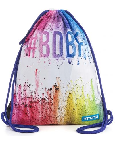 Спортна торба Mitama - Color Splash, с подарък ключодържател - 1