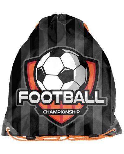 Спортна торба Paso Football - Оранжево-черна - 1
