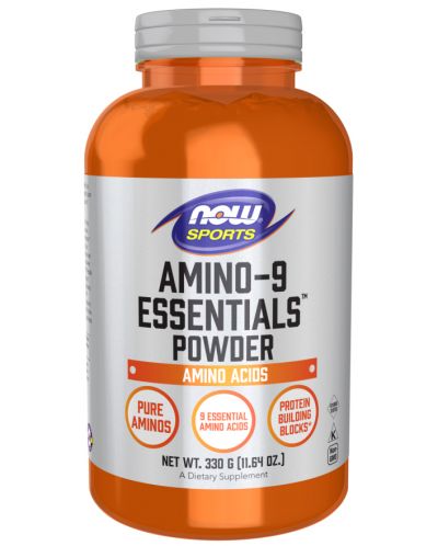 Sports Amino-9 Essentials Powder, 330 g, Now - 1