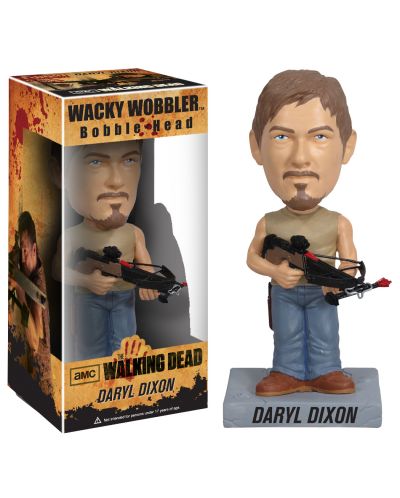 Фигура Funko Wacky Wobbler: The Walking Dead - Daryl Dixon, 18 cm