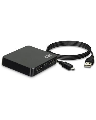 Сплитер ACT - Ewent EW3720, HDMI/2xHDMI, черен - 2