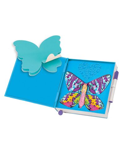 Вълшебен дневник Spin master Flutterbye с пеперуда - Син - 3