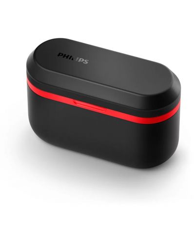 Спортни слушалки Philips - TAA7507BK/00, TWS, ANC, черни/червени - 3