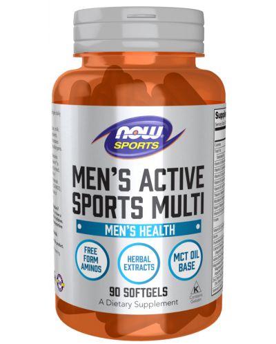 Sports Men's Active Sports Multi, 90 капсули, Now - 1