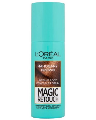 L'Oréal Спрей за коса Magic Retouch, 6 Mahogany Brown - 1