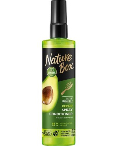 Nature Box Спрей-балсам за коса, авокадо, 200 ml - 1