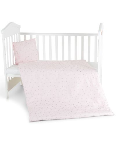 Спален комплект от 3 части Hugzzz - Nook, 120 х 60 cm, Pink stars - 2