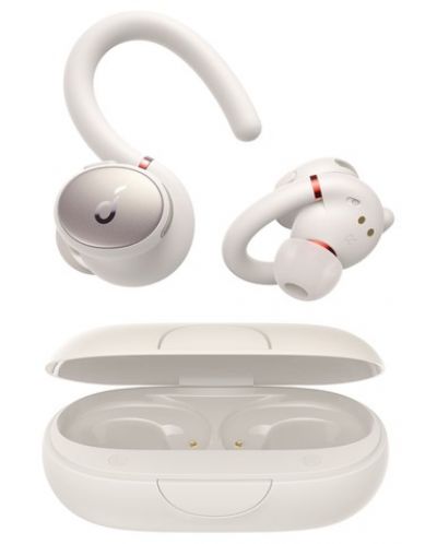 Спортни слушалки Anker - Soundcore Sport X10, TWS, бели - 1