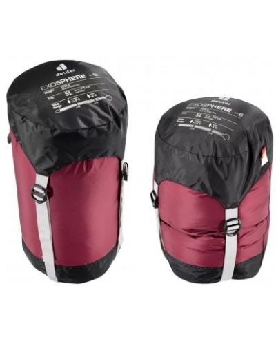 Спален чувал Deuter - Exosphere -6 SL - ZL, 198 cm, червен - 5