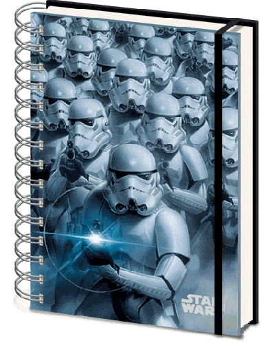 Тефтер Pyramid Movies: Star Wars - 3D Stormtrooper, A5