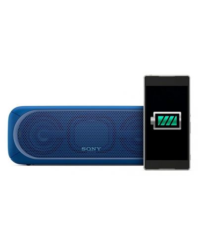 Мини колонка Sony SRS-XB40 - синя - 2