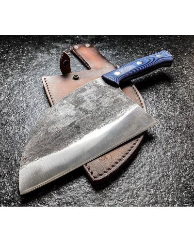 Сръбски нож на главния готвач Samura - Madbull Алмазан, 18 cm, синя дръжка - 4