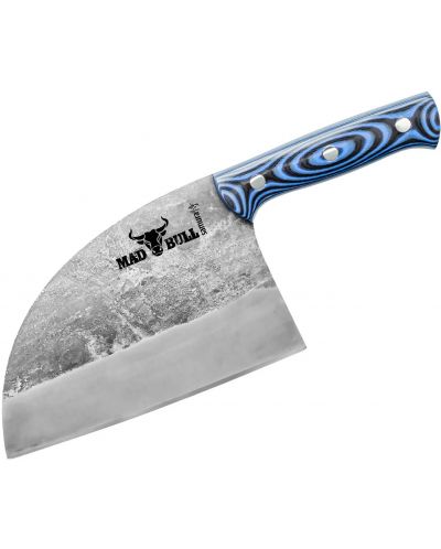 Сръбски нож на главния готвач Samura - Madbull Алмазан, 18 cm, синя дръжка - 1