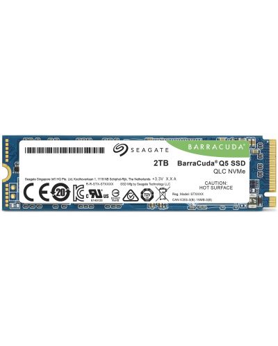 SSD памет Seagate - BarraCuda Q5, 2TB, M.2. PCIe - 1