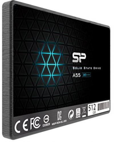 SSD памет Silicon Power - Ace A55, 512GB, 2.5'', SATA III - 2