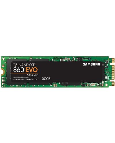SSD памет Samsung - 860 EVO, 250GB, M.2, SATA III